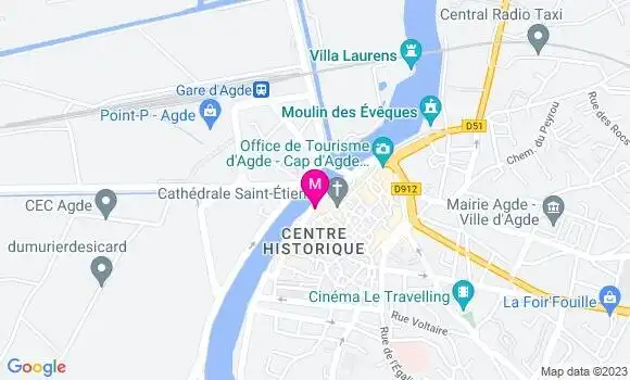 Localisation Brasserie le Concept