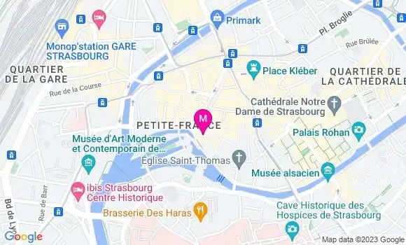 Localisation Restaurant  Le Stras