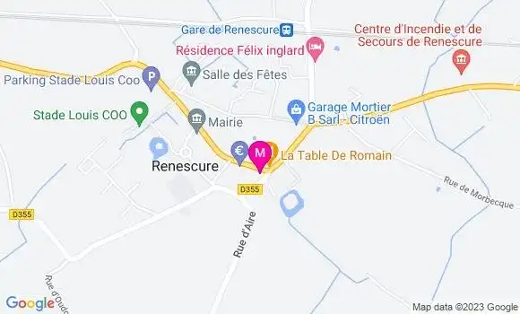 Localisation Auberge de la Morinie
