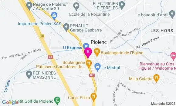 Localisation Restaurant  Au Comptoir