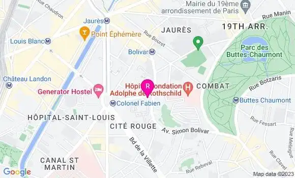 Localisation Restaurant  La Forge