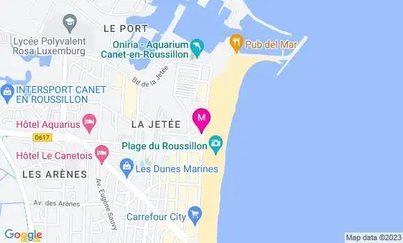 Localisation Restaurant  O Saveurs du Sud