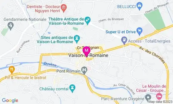 Localisation Restaurant Bio O Natur