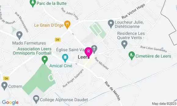 Localisation Pizzeria Adriano