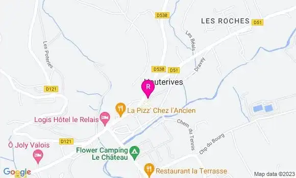 Localisation Restaurant  La Galaure