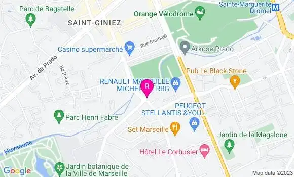 Localisation Restaurant du Grand Saint Giniez