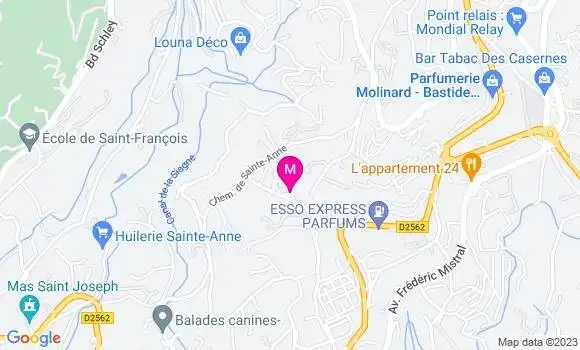 Localisation Restaurant Bar Bar des Marronniers