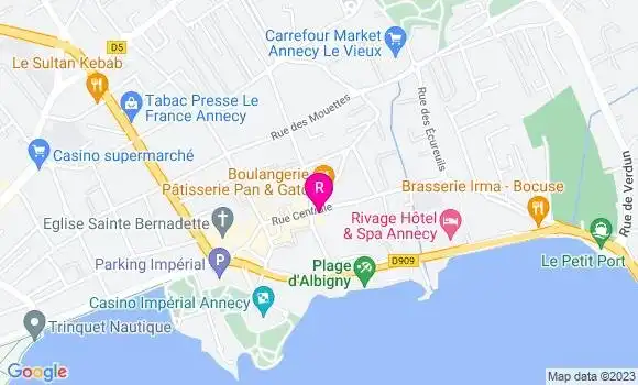 Localisation Brasserie du Parc