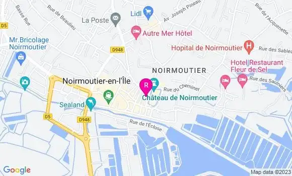 Localisation Crêperie du Château