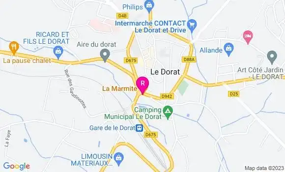 Localisation Restaurant  La Marmite
