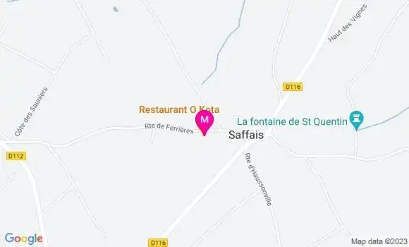 Localisation Restaurant  O Kota