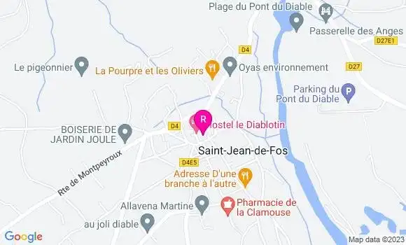 Localisation Restaurant  Le Saint Jean