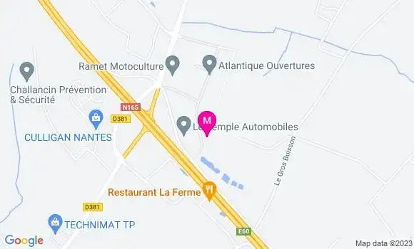 Localisation Restaurant Grill Le Chalet