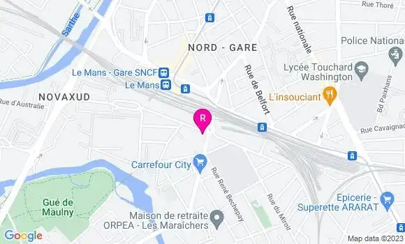 Localisation Restaurant  Le Comptoir des Papilles