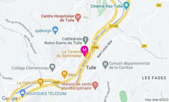 Localisation La Taverne du Sommelier
