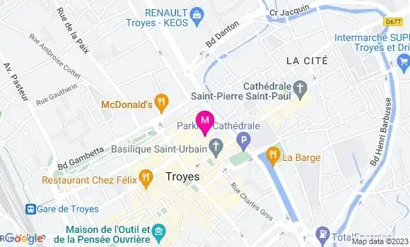 Localisation Restaurant Bar Le Saint Remy