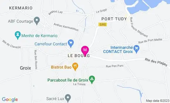Localisation Crêperie des îles