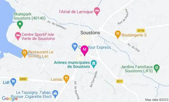 Localisation Pizzeria Pizza Italia Fred