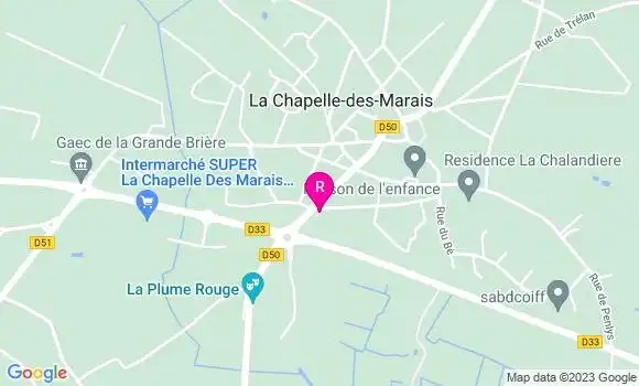 Localisation La Crêperie du Sabotier