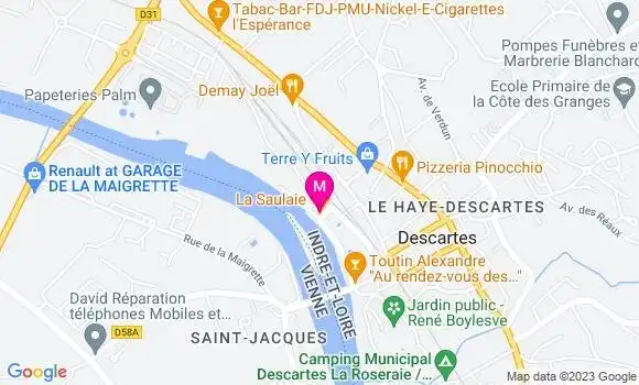 Localisation Restaurant Grill La Saulaie