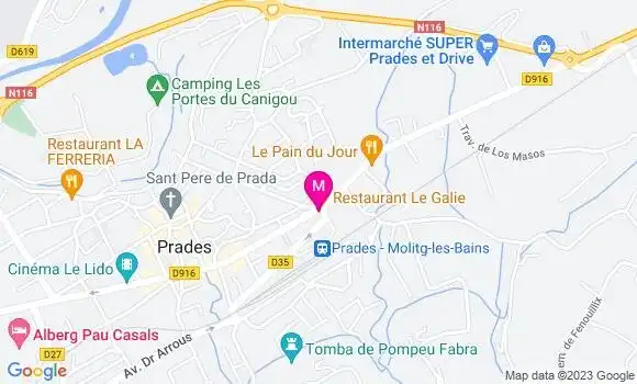 Localisation Restaurant Gastronomique Le Galie