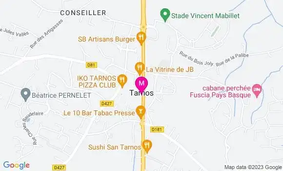 Localisation Restaurant  Soleil d