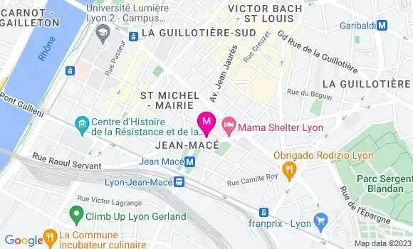 Localisation Restaurant Bar Le Verso