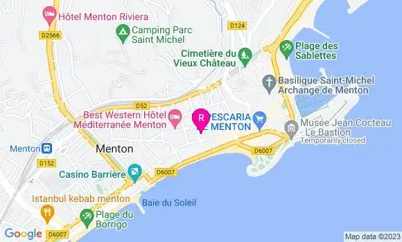 Localisation Bistrot de la Mairie