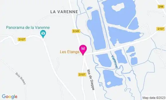 Localisation Restaurant  Les Etangs