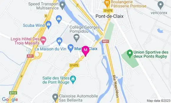 Localisation Pizzeria L