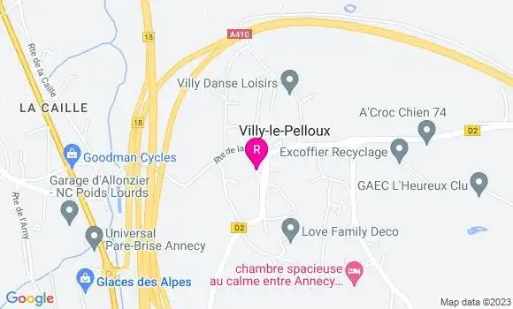 Localisation Restaurant  L