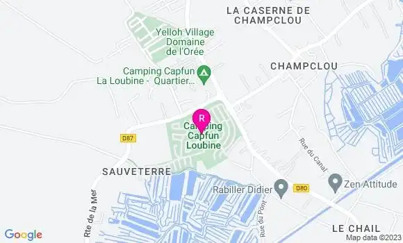 Localisation Restaurant  La Loubine