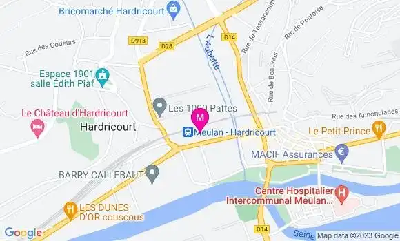 Localisation Restaurant  Café de la Gare