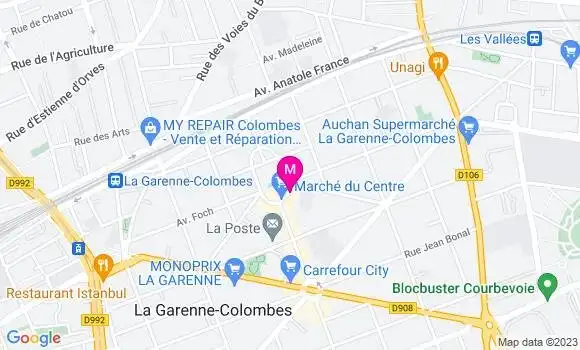 Localisation Restaurant Italien La Voglia Pazza
