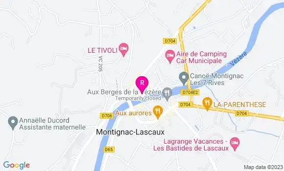 Localisation Restaurant  L
