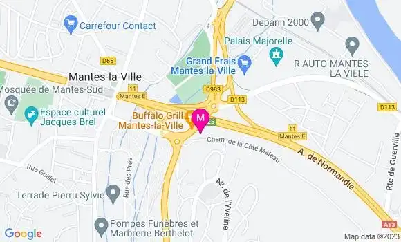 Localisation Restaurant Grill Wok Center Grill