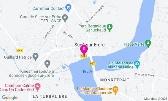 Localisation Restaurant  Le Quai 101