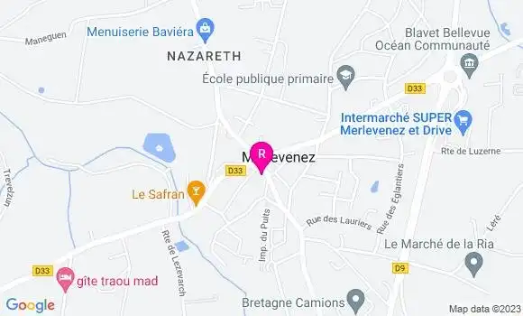 Localisation Restaurant  La Villa Romance