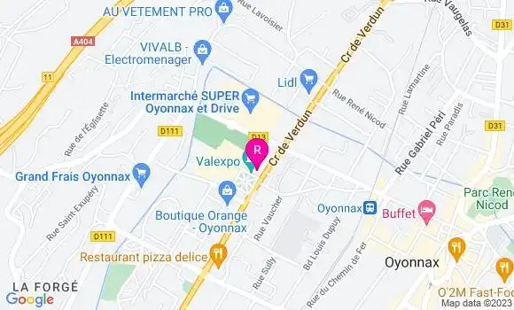 Localisation Restaurant  La Réserve