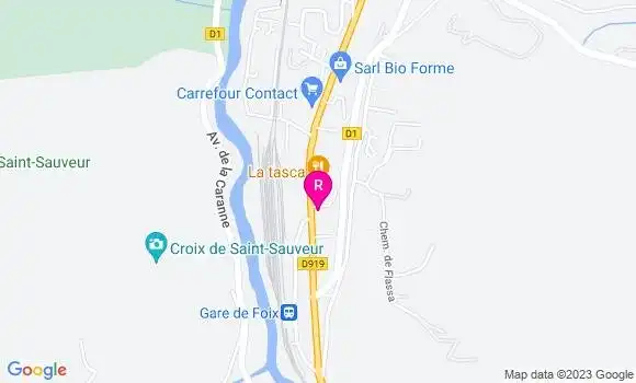 Localisation Pizzeria La Pizz