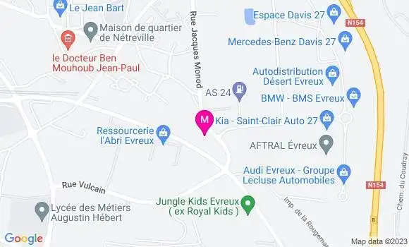 Localisation Restaurant  Le Coudray