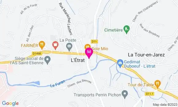 Localisation Restaurant  Le Comptoir de l
