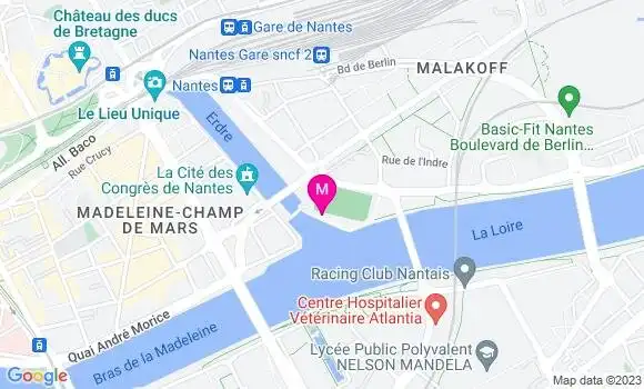 Localisation Restaurant  La Passerelle de Marcel