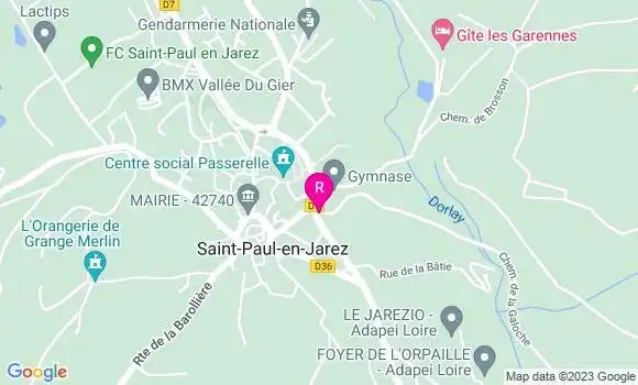 Localisation Restaurant  L