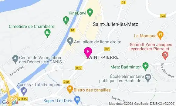 Localisation Pizzeria F et A Lino