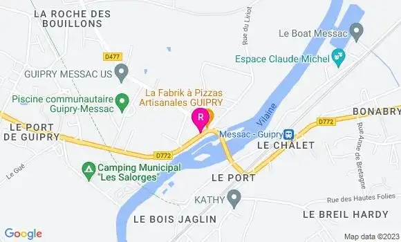 Localisation Restaurant Bar Charly N Bar