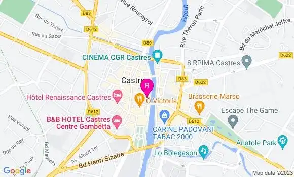 Localisation Brasserie de l