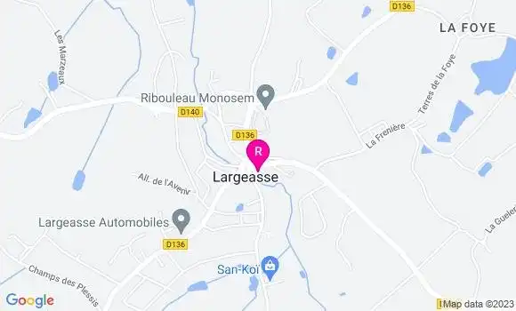 Localisation Restaurant  La Table de Fred