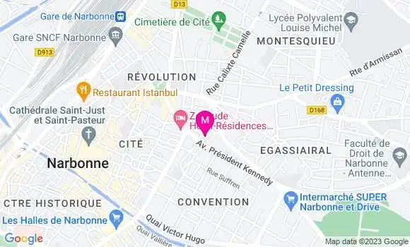 Localisation Restaurant  L
