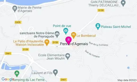 Localisation Restaurant  Le Peyragude